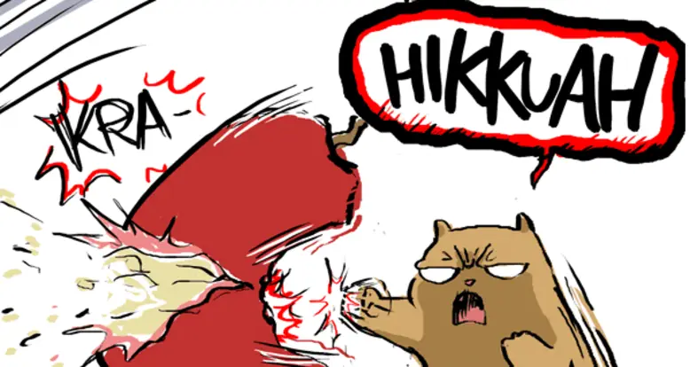 Behind The GIF: Duckling Self-Defense