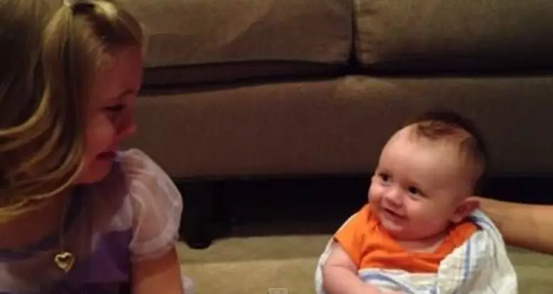Little Sister Devastated Her Brother Won’t Always Be A Baby