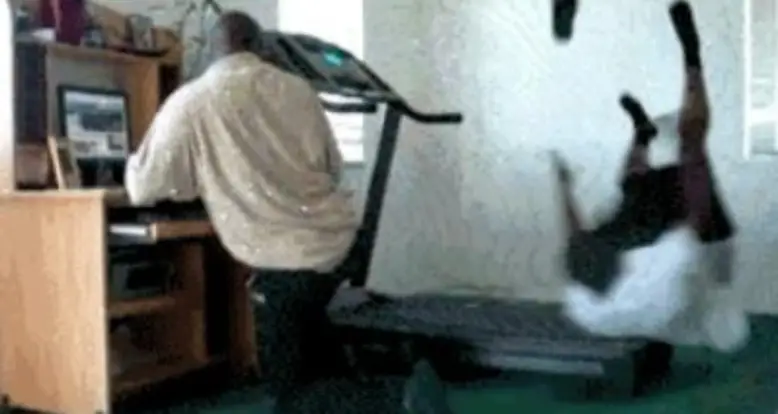 Ghetto Treadmill Fail