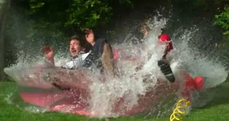 Two Guys And A Six Foot Water Balloon
