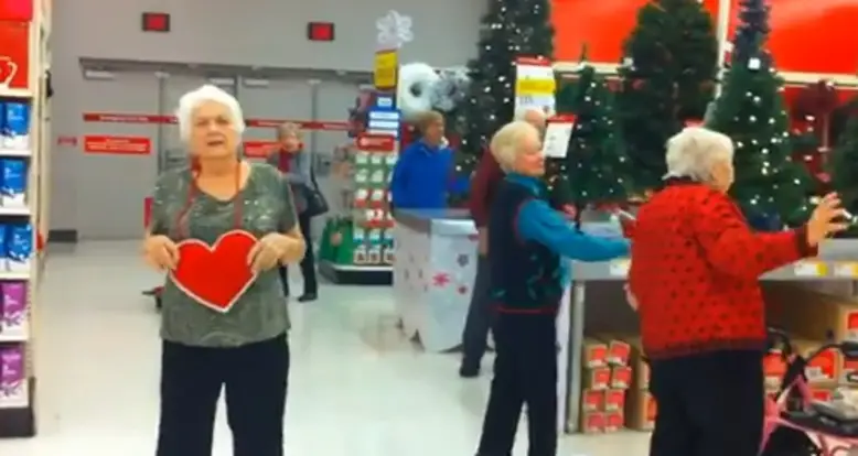 A Senior Citizen Flashmob