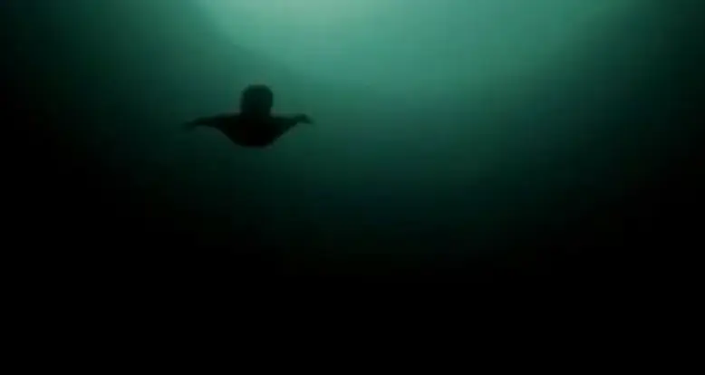 Freediving On The Ocean Floor