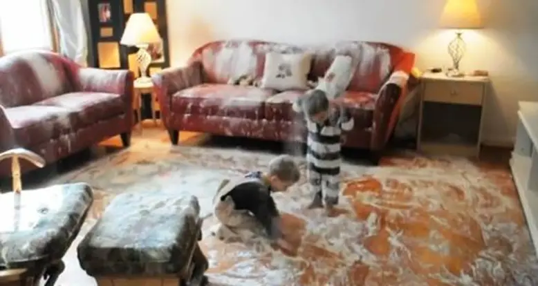 Why You Never Leave Kids Alone With Flour