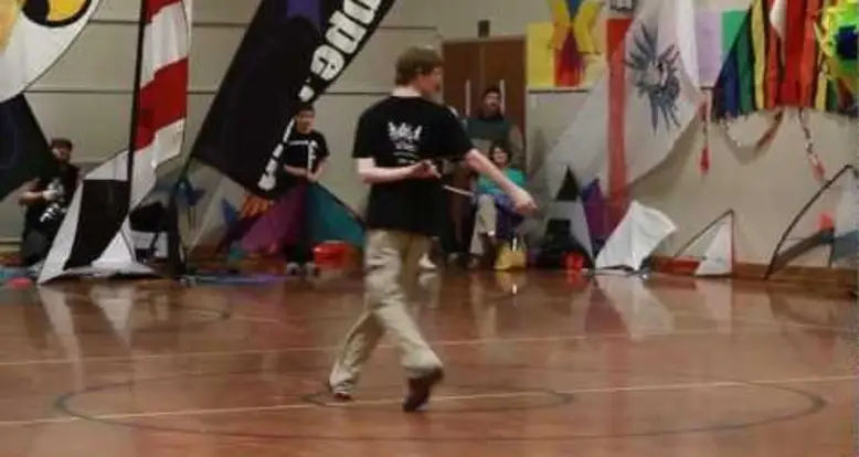Awesome Indoor Kite Competition Performance