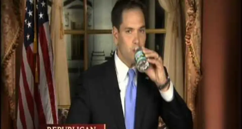 Marco Rubio’s Dry Mouth