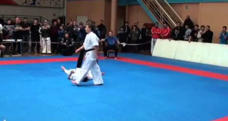 An Epic Karate Knockout