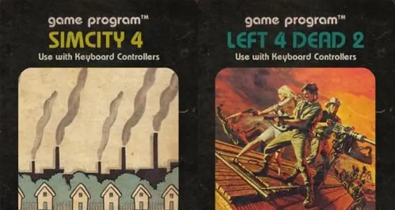What If Modern Video Games Were Made For Atari?