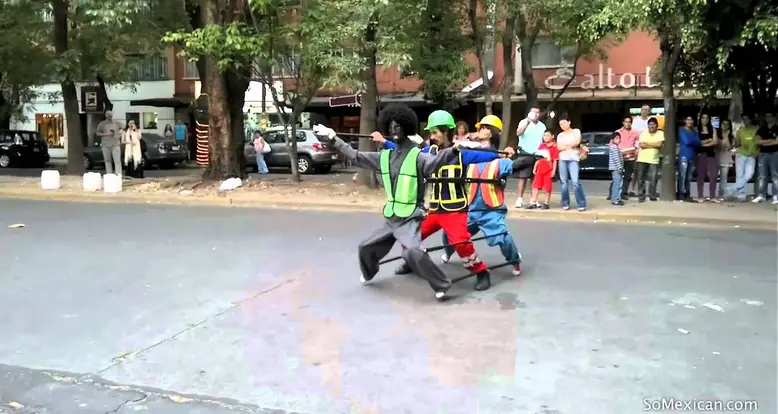 Amazing Mexican Street Performer