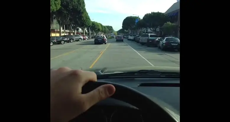 Arnold Schwarzenegger Driving