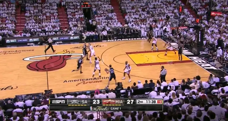 Manu Ginobli’s Amazing Pass In The NBA Championship