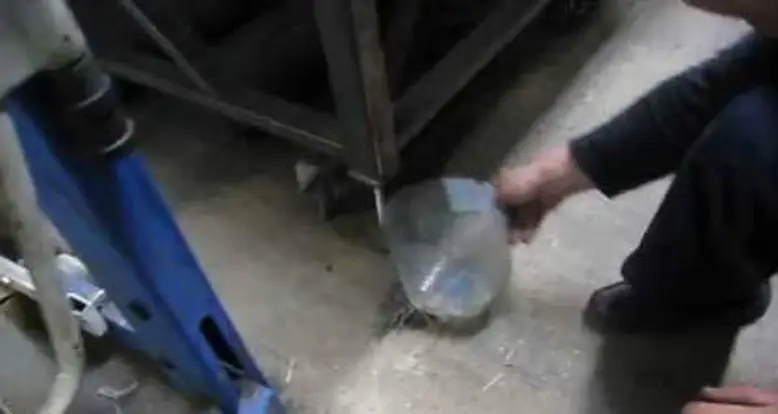 Cleaning Up A Metalworking Shop With A Gigantic Magnetic