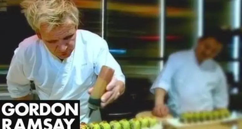 Gordon Ramsay Learns To Make Sushi