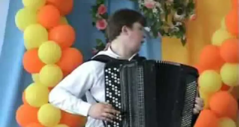 The Most Bad Ass Accordion Player Ever