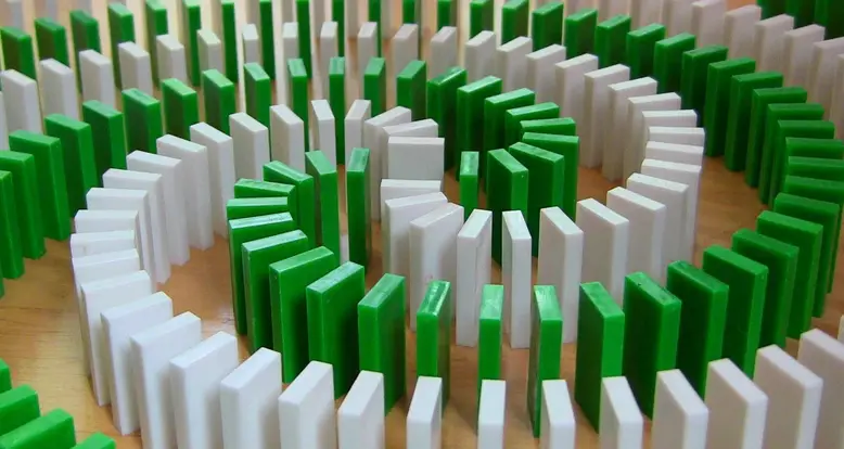 Unbelievable Domino Toppling Tricks
