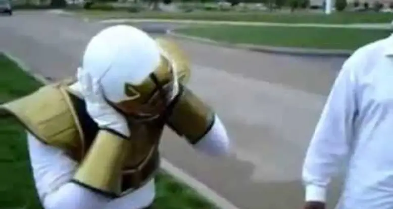 White Power Ranger Goes To The Hood