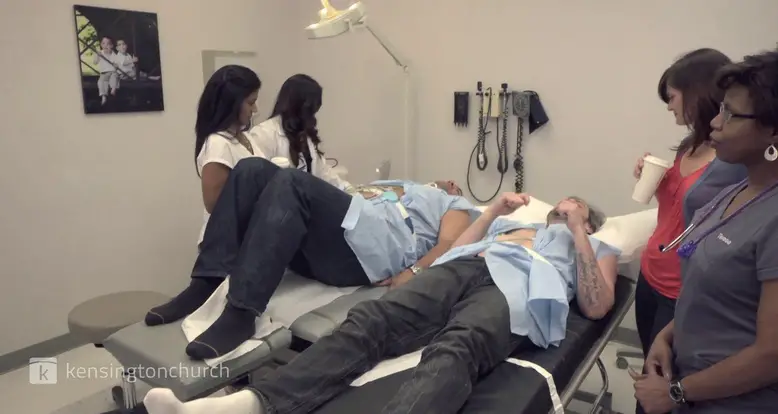 Two Grown Men Experience Childbirth