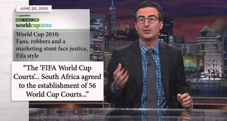 John Oliver Explains Why FIFA Is The Worst Organization On Earth