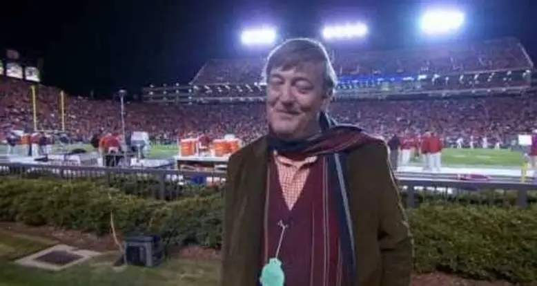 That Time Stephen Fry Watched A Football Game In Alabama