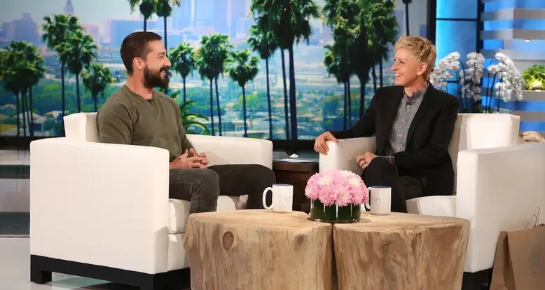 Shia LaBeouf Opens Up About Troubled History On Ellen Degeneres Show