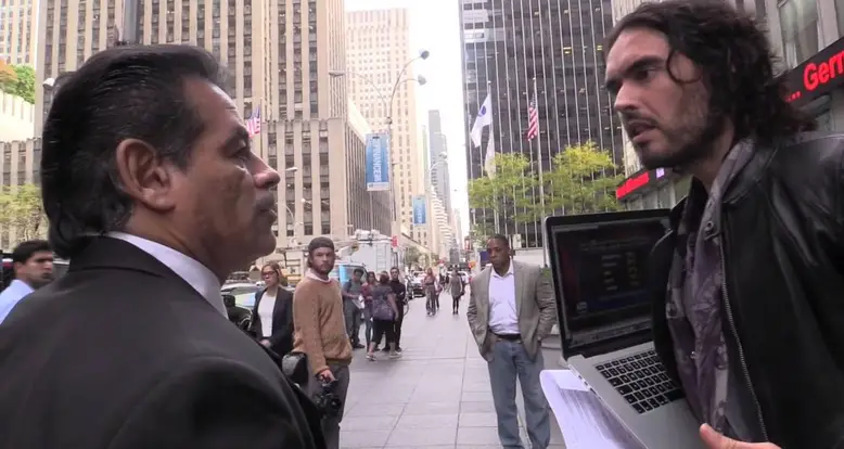 Sparks Fly When Russell Brand Makes A Surprise Visit To Fox News