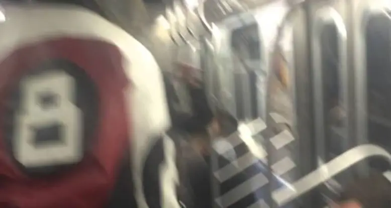 Man Slaps The Essence Of Life Out Of Heckler On The F-Train