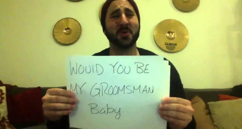 Bro Makes Hilarious Music Video Asking His Friends To Be His Groomsmen