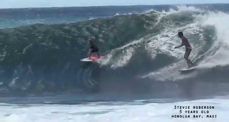 Watch This 6 Year Old Surfing Prodigy Ride Huge Waves In Hawaii