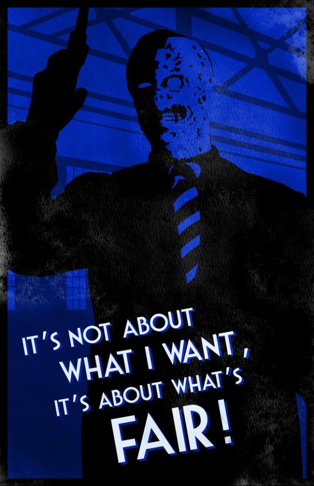 dark knight trilogy posters two face Awesome Dark Knight Character Posters
