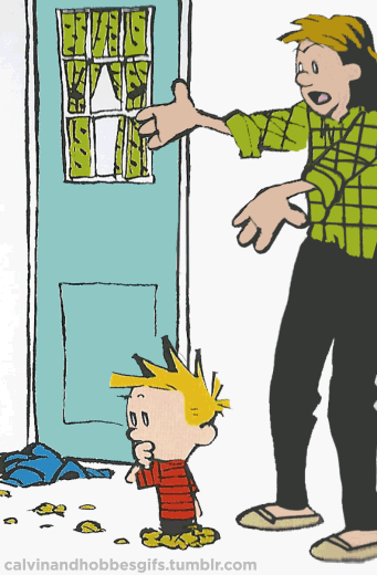 calvin hobbes gif mess Calvin And Hobbes Reimagined As Animated GIFs