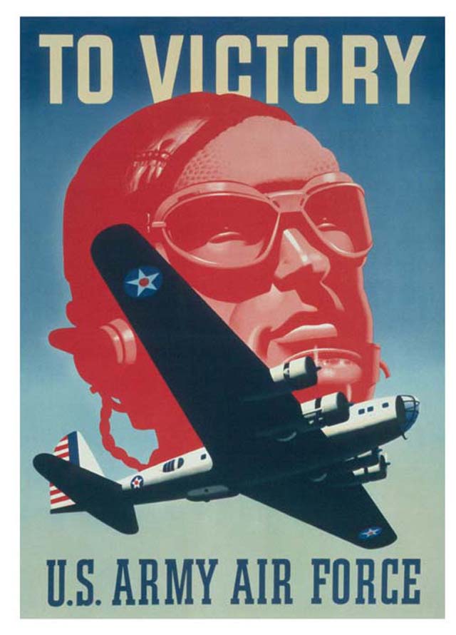 air force recruitment poseters propaganda army air force 25 Awesome Vintage Air Force Recruitment Posters