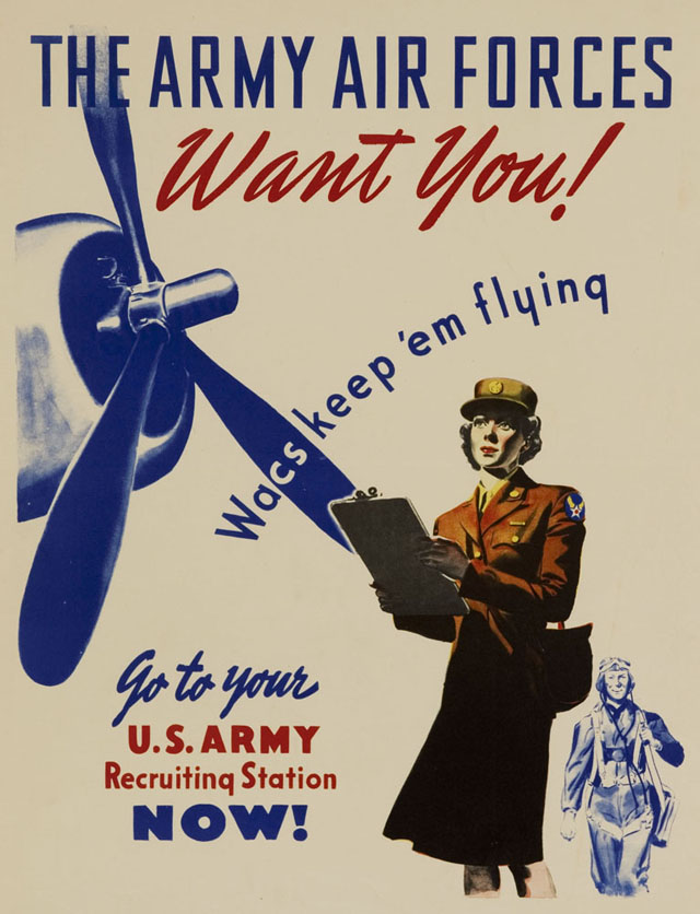 air force recruitment poseters propaganda want 25 Awesome Vintage Air Force Recruitment Posters