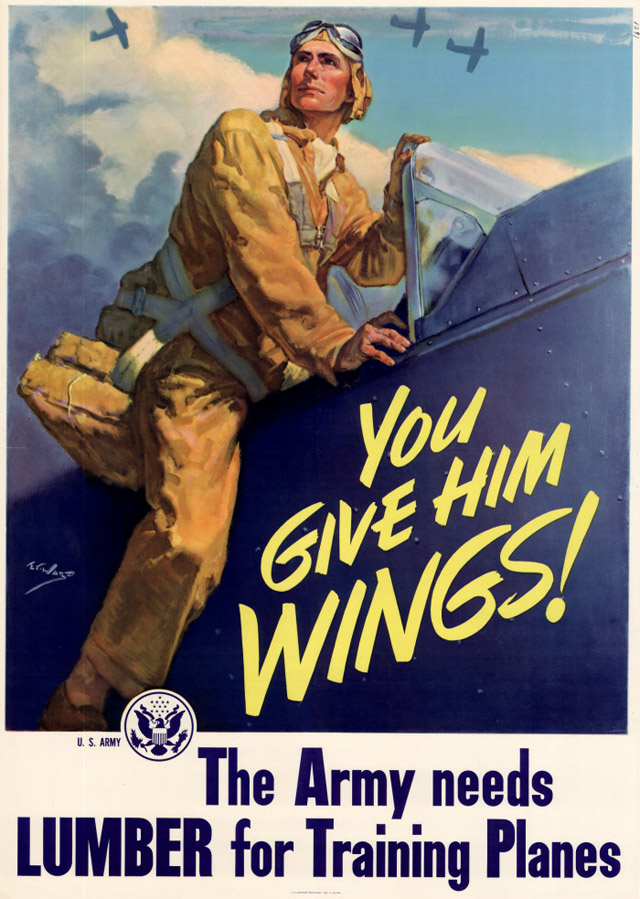 air force recruitment poseters propaganda wings 25 Awesome Vintage Air Force Recruitment Posters