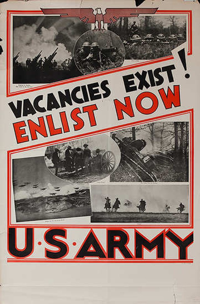 us army recruitment posters propaganda vacancies 25 Awesome Vintage Army Recruitment Posters