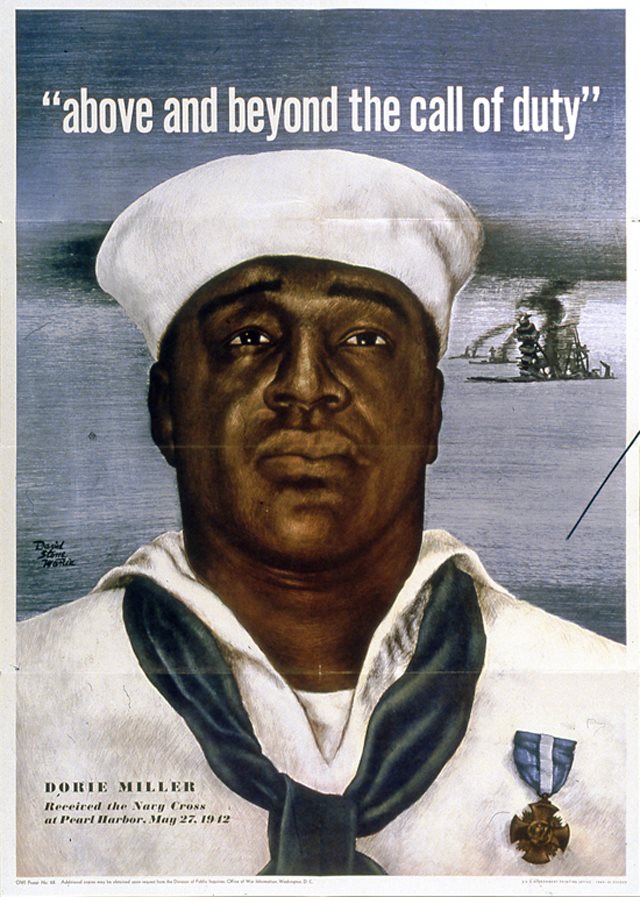 us navy recruitment posters propaganda Dorie Miller 40 Awesome Vintage Navy Recruiting Posters