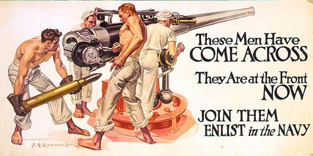 us navy recruitment posters propaganda come across 40 Awesome Vintage Navy Recruiting Posters