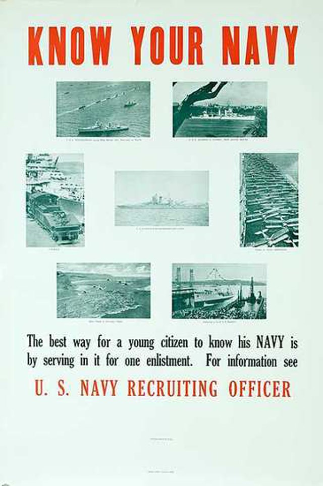 us navy recruitment posters propaganda know 40 Awesome Vintage Navy Recruiting Posters