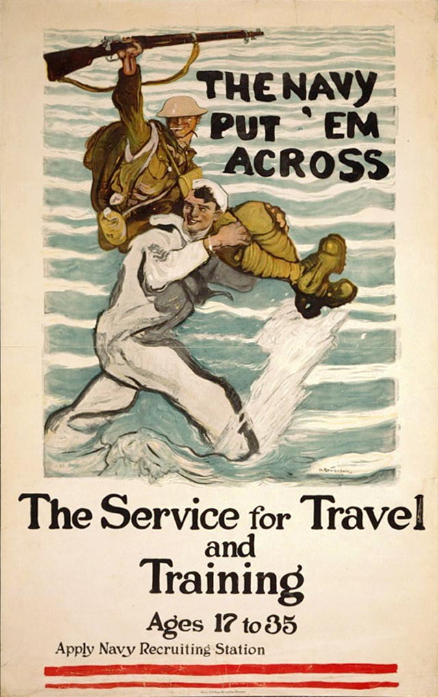 us navy recruitment posters propaganda service 40 Awesome Vintage Navy Recruiting Posters