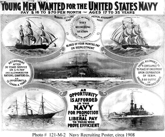 us navy recruitment posters propaganda young men 40 Awesome Vintage Navy Recruiting Posters