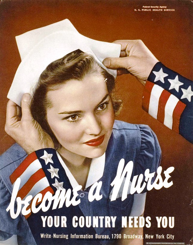 us nurses recruitment posters propaganda become 30 Awesome Vintage Military Nurse Recruiting Posters