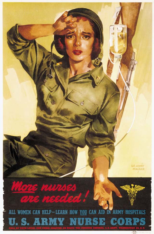 us nurses recruitment posters propaganda more 30 Awesome Vintage Military Nurse Recruiting Posters