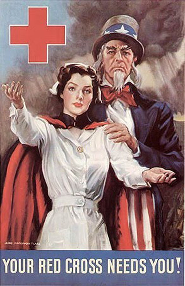 us nurses recruitment posters propaganda ww11 30 Awesome Vintage Military Nurse Recruiting Posters