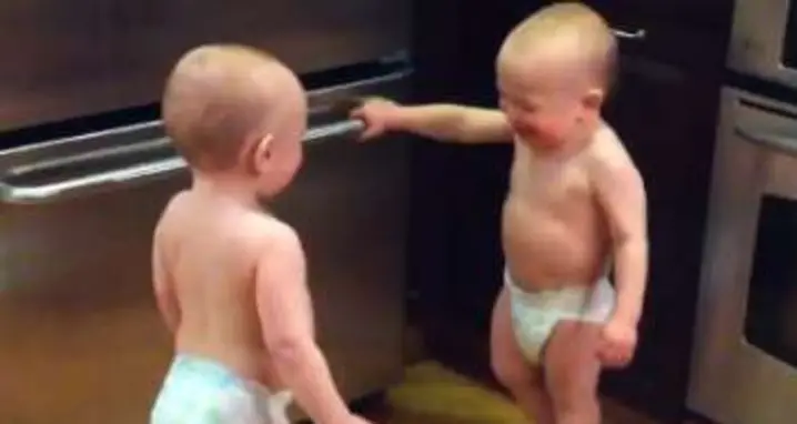 Twin Baby Boys Have A Conversation