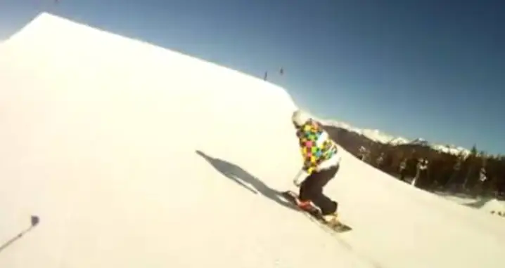 Absolutely Incredible Snowboarding Trick