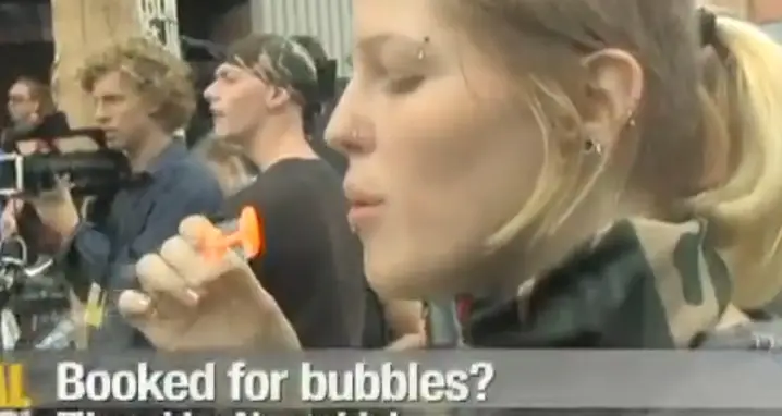 Blowing Bubbles Is Grounds For An Arrest?
