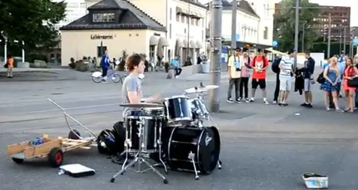 Incredible Norwegian Kid Drummer