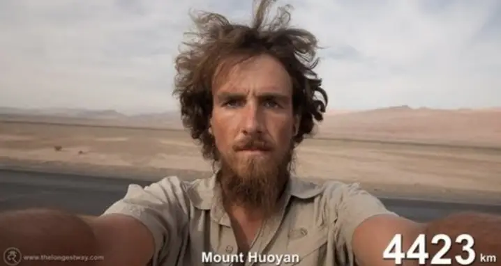 A One-Year Time Lapse Of Hitchhiking And Beard-Growing