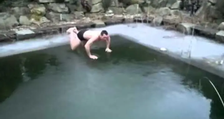 Jumping Into A Frozen Pool — Genius