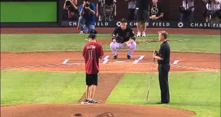 Blind Teenager Throws Out First Pitch During Baseball Playoffs