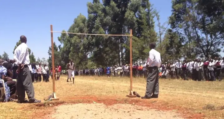 Amazing Kenyan High School High Jump