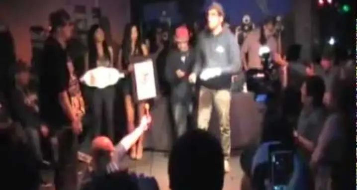 Guy Pees Himself During Rap Battle